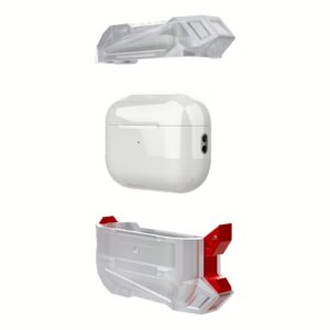 Element Case รุ่น Black Ops - เคส Airpods Pro 2 - สีใส/แดง