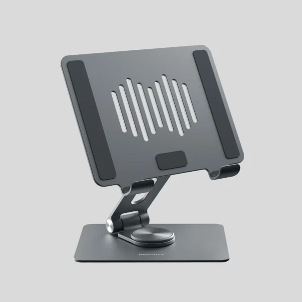แท่นวาง Momax รุ่น Fold Stand Rotatable Laptop Stand - สีเทาสเปซเกรย์ 1 แท่นวาง Momax รุ่น Fold Stand Rotatable Laptop Stand - สีเทาสเปซเกรย์