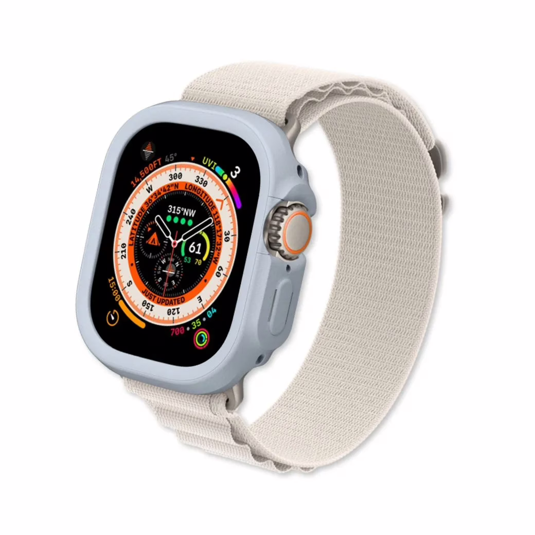 เคส RhinoShield รุ่น Crashguard NX - Apple Watch Ultra 1/2 (49mm) - สี Ash Grey