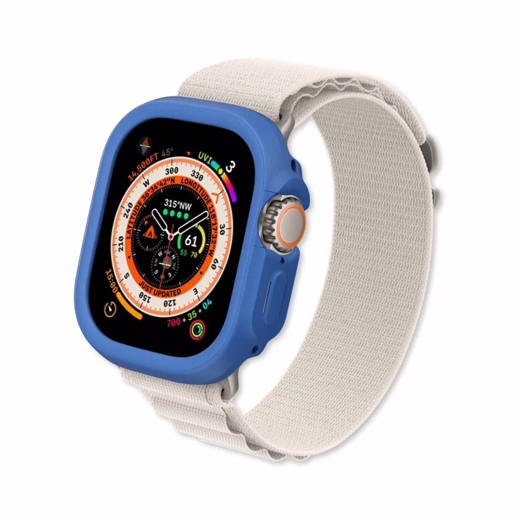 เคส RhinoShield รุ่น Crashguard NX - Apple Watch Ultra 1/2 (49mm) - สี Cobalt Blue