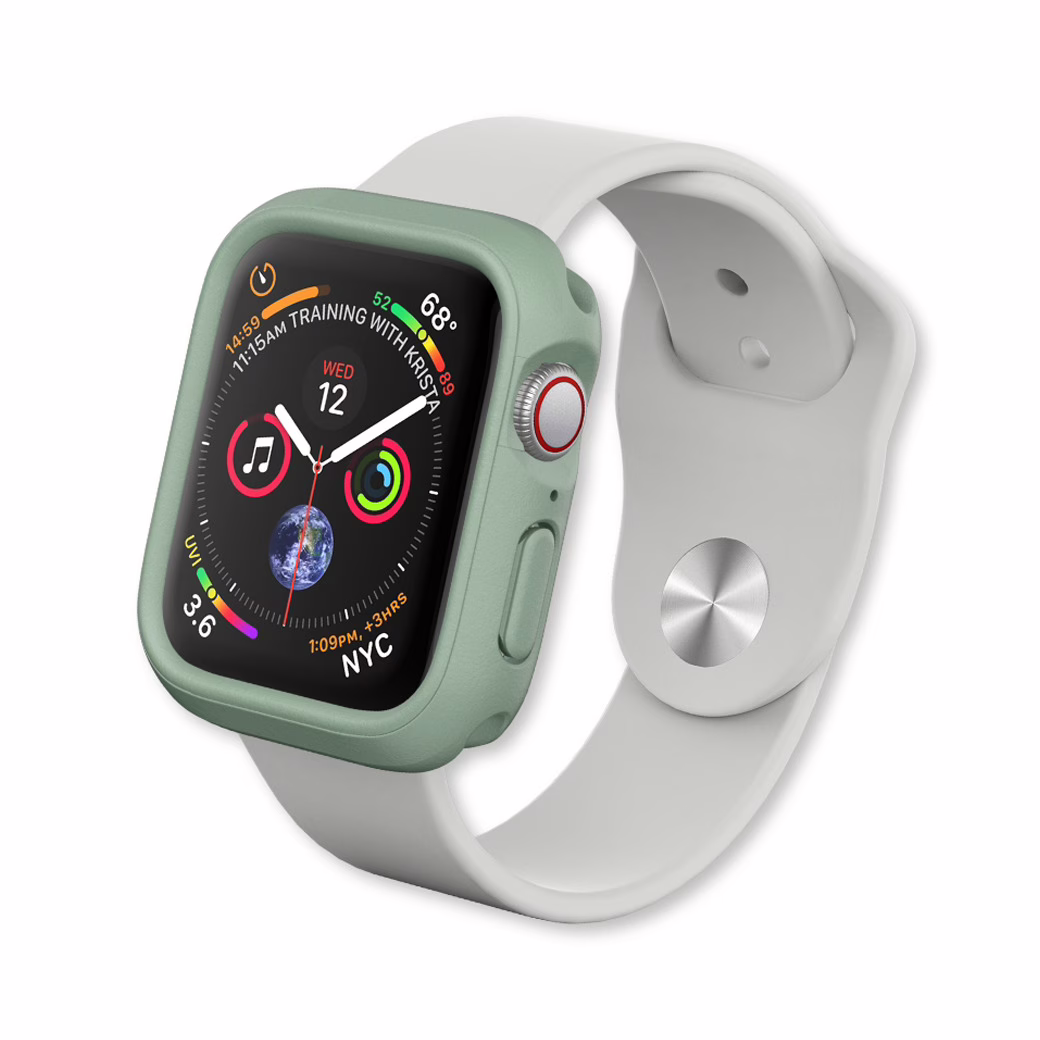เคส RhinoShield รุ่น Crashguard NX Ver.2 - Apple Watch Series SE2/6/SE/5/4 (44mm) - สี Sage Green