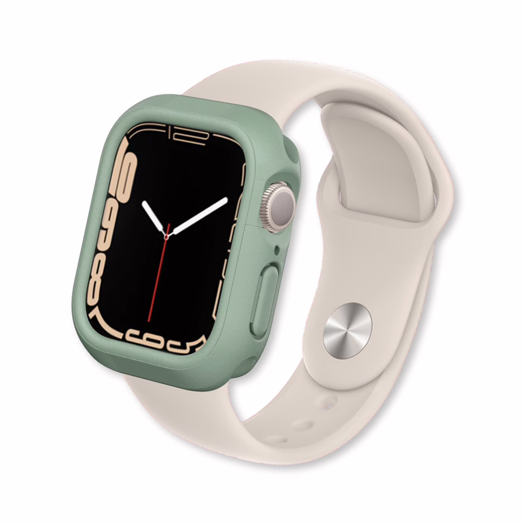 เคส RhinoShield รุ่น Crashguard NX Ver.2 - Apple Watch Series 7/8/9 (41mm) - สี Sage Green