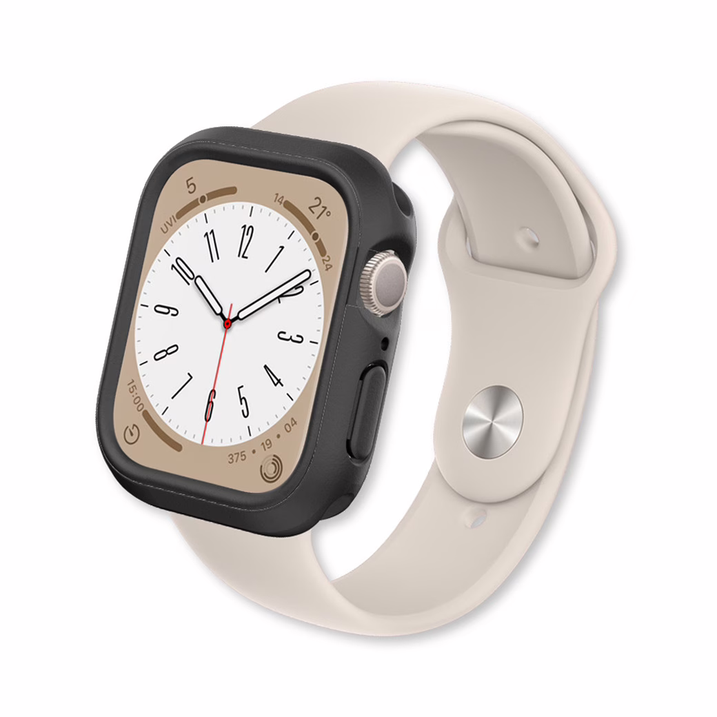 เคส RhinoShield รุ่น Crashguard NX Ver.2 - Apple Watch Series 7/8/9 (45mm) - สีดำ