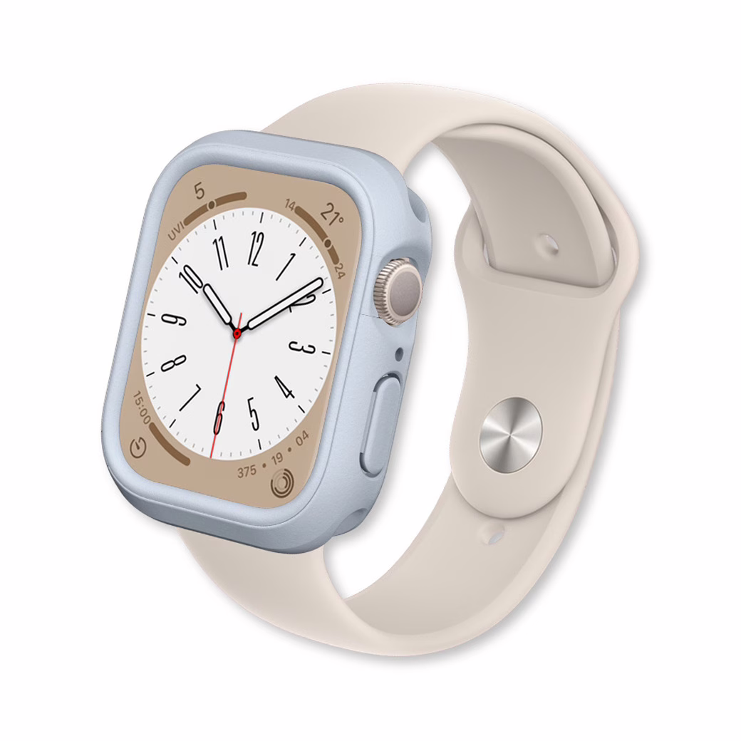 เคส RhinoShield รุ่น Crashguard NX Ver.2 - Apple Watch Series 7/8/9 (45mm) - สี Ash Grey