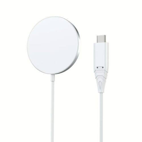แท่นชาร์จไร้สาย Choetech รุ่น 15W Removable Wireless Magenetic Holder Charger (T518+H046) - สีเงิน - Image 3