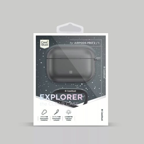 Casestudi รุ่น Explorer Clear - เคส Airpods Pro 2 - สี Crystal Black - Image 4