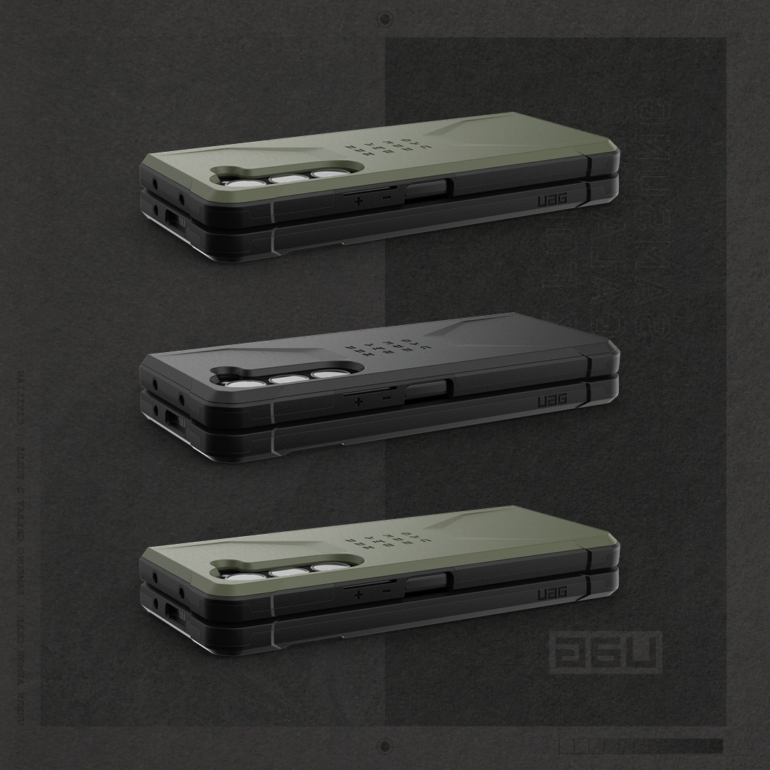 UAG รุ่น Civilian - เคส Galaxy Z Fold 5 - สี Black