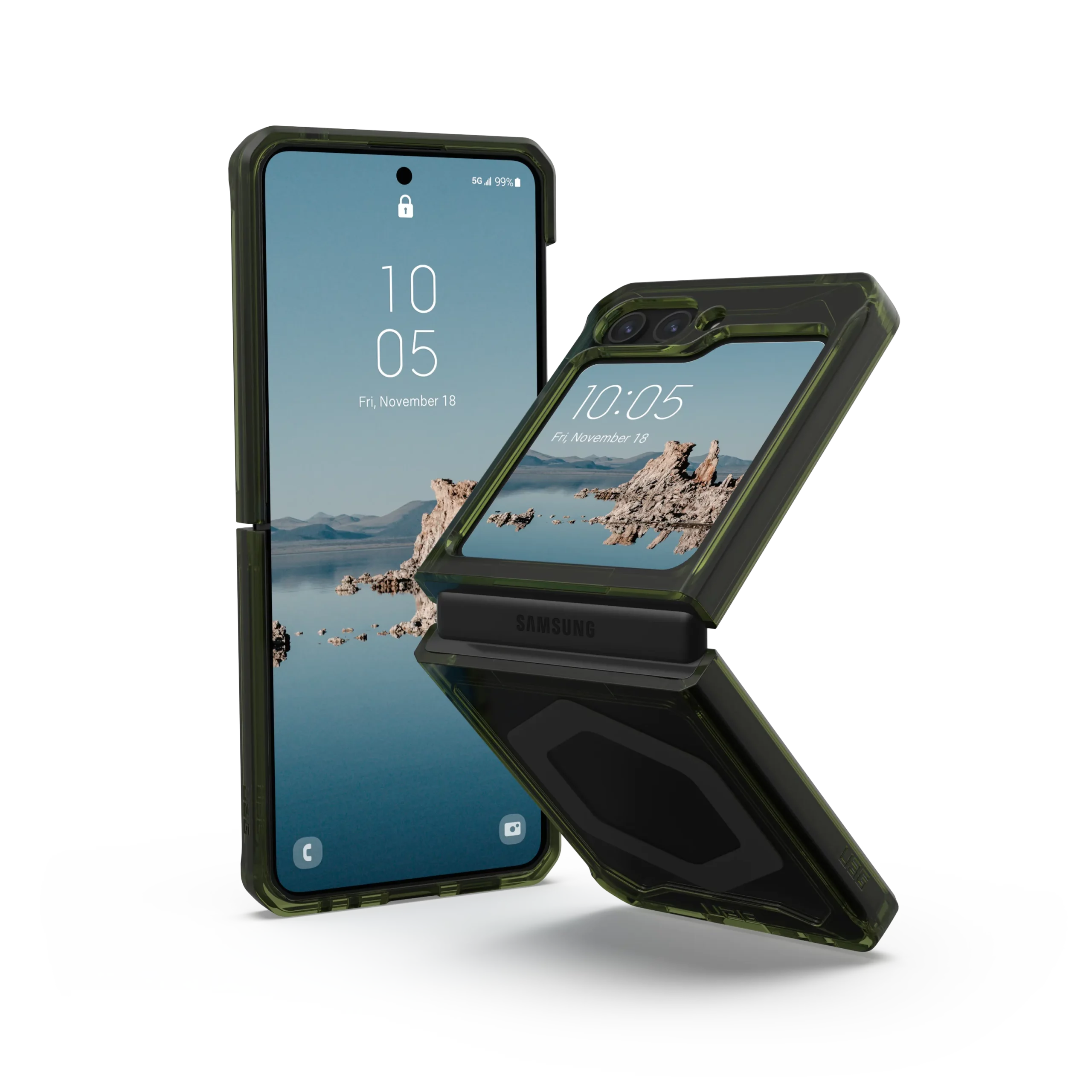 UAG รุ่น Plyo Pro - เคส Galaxy Z Flip 5 - สี Olive/Space Grey 1 UAG รุ่น Plyo Pro - เคส Galaxy Z Flip 5 - สี Olive/Space Grey