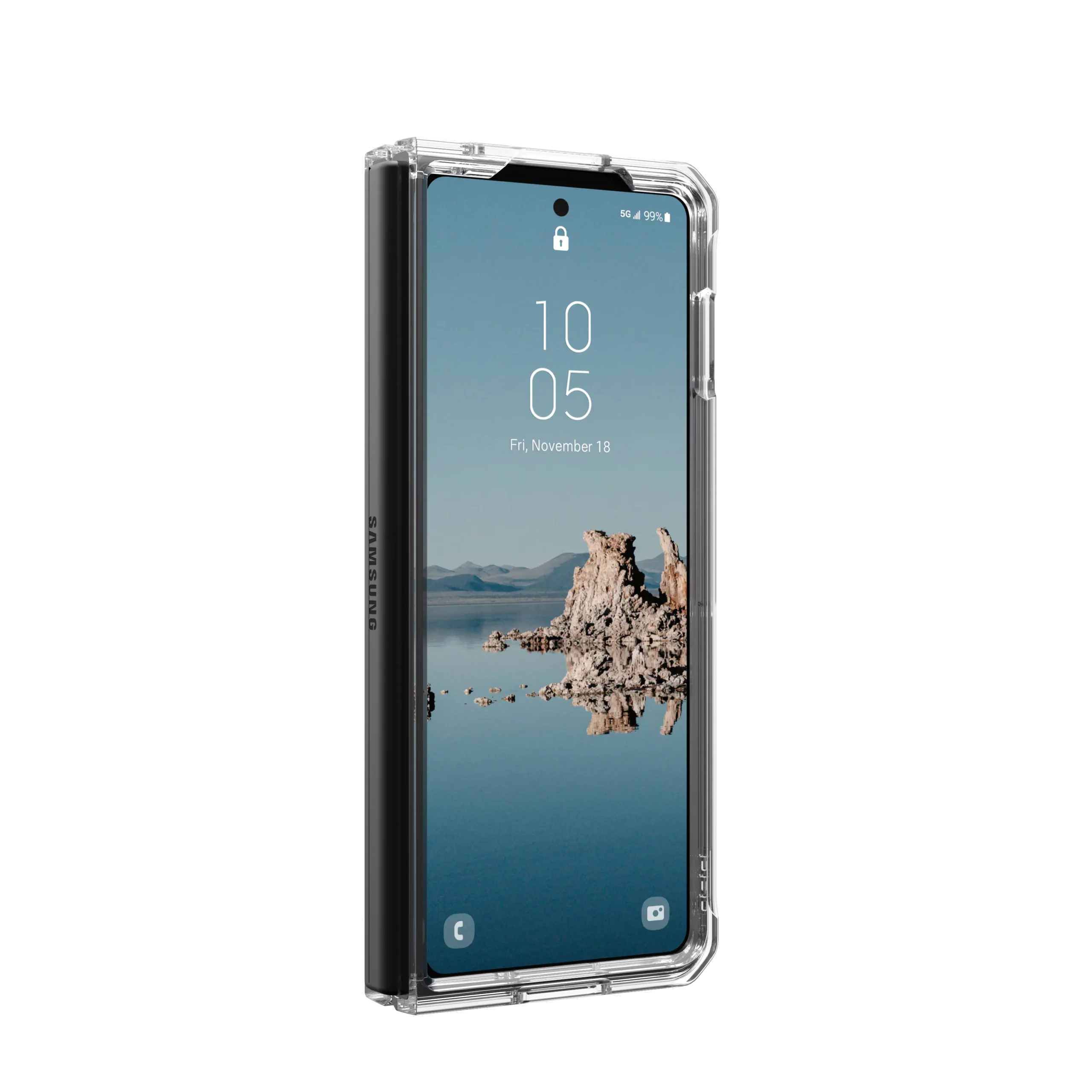 UAG รุ่น Plyo Pro - เคส Galaxy Z Fold 5 - สี Ice/Silver