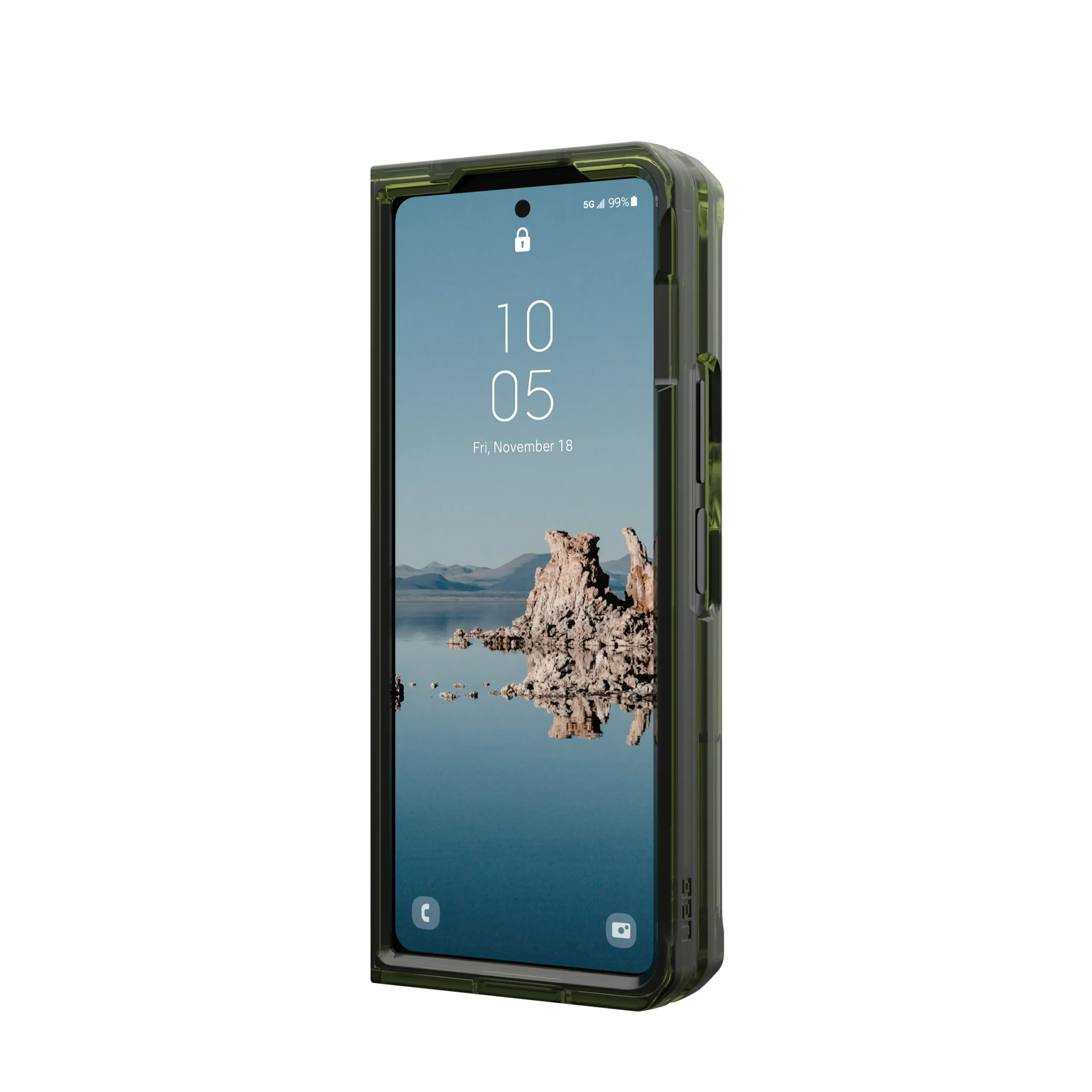 UAG รุ่น Plyo Pro - เคส Galaxy Z Fold 5 - สี Olive/Space Grey