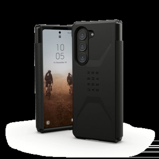 UAG รุ่น Civilian - เคส Galaxy Z Fold 5 - สี Black - Image 2