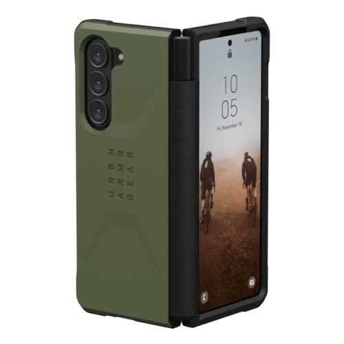 UAG รุ่น Civilian - เคส Galaxy Z Fold 5 - สี Oive Drab