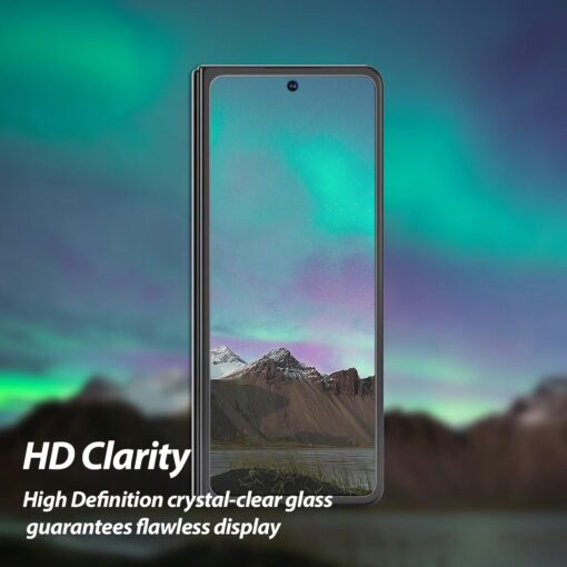 Whitestone รุ่น EA (Clear) 2P - ฟิล์มกระจก Galaxy Z Fold 5 (ฟิล์ม2แผ่น) - Image 3