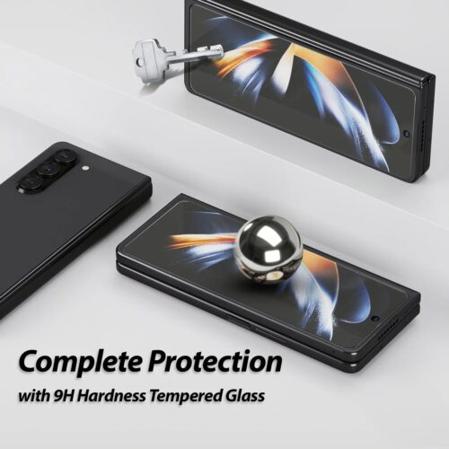 Whitestone รุ่น EA (Clear) 2P - ฟิล์มกระจก Galaxy Z Fold 5 (ฟิล์ม2แผ่น) - Image 5