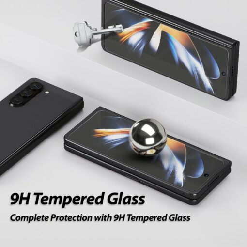 Whitestone รุ่น DOME 2P - ฟิล์มกระจก Galaxy Z Fold 5 (ฟิล์ม2แผ่น) - Image 6