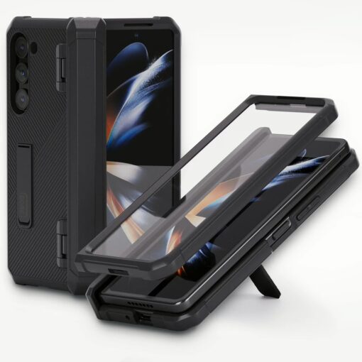Whitestone รุ่น Escudo Armored - เคส Galaxy Z Fold 5 - สี Black - Image 2