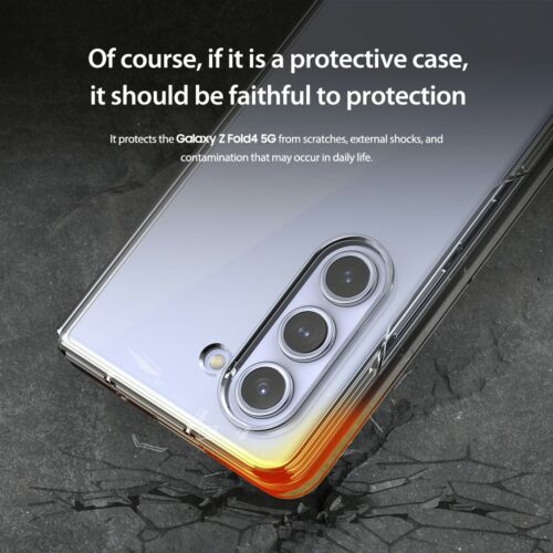 Araree รุ่น Nukin - เคส Galaxy Z Fold 5 - สี Clear - Image 6