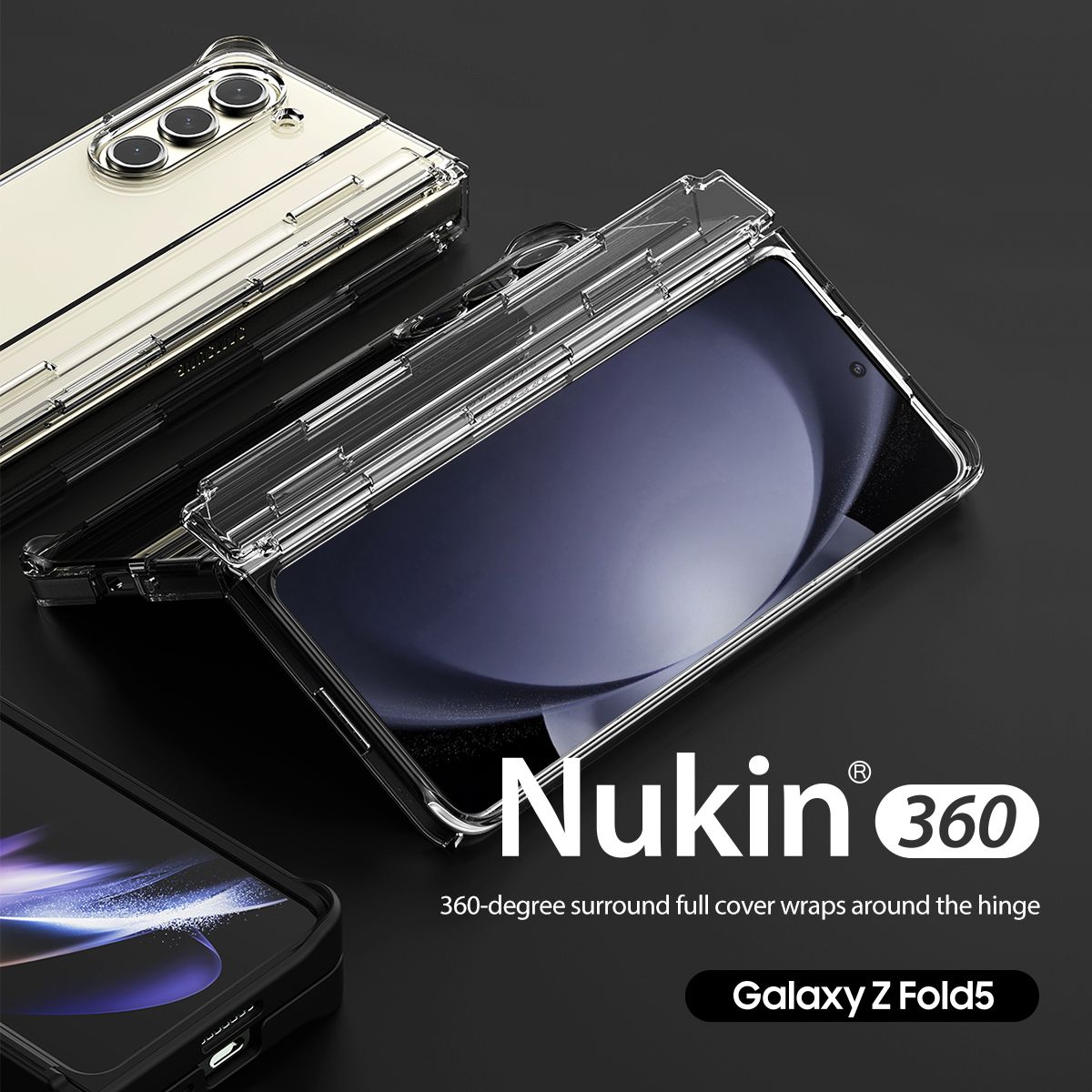Araree รุ่น Nukin 360 - เคส Galaxy Z Fold 5 - สี Clear