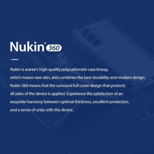 Araree รุ่น Nukin 360 - เคส Galaxy Z Fold 5 - สี Clear - Image 3