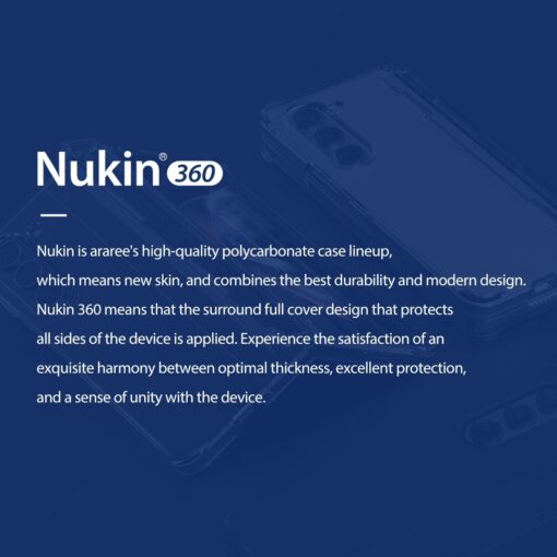 Araree รุ่น Nukin 360 - เคส Galaxy Z Fold 5 - สี Clear - Image 3