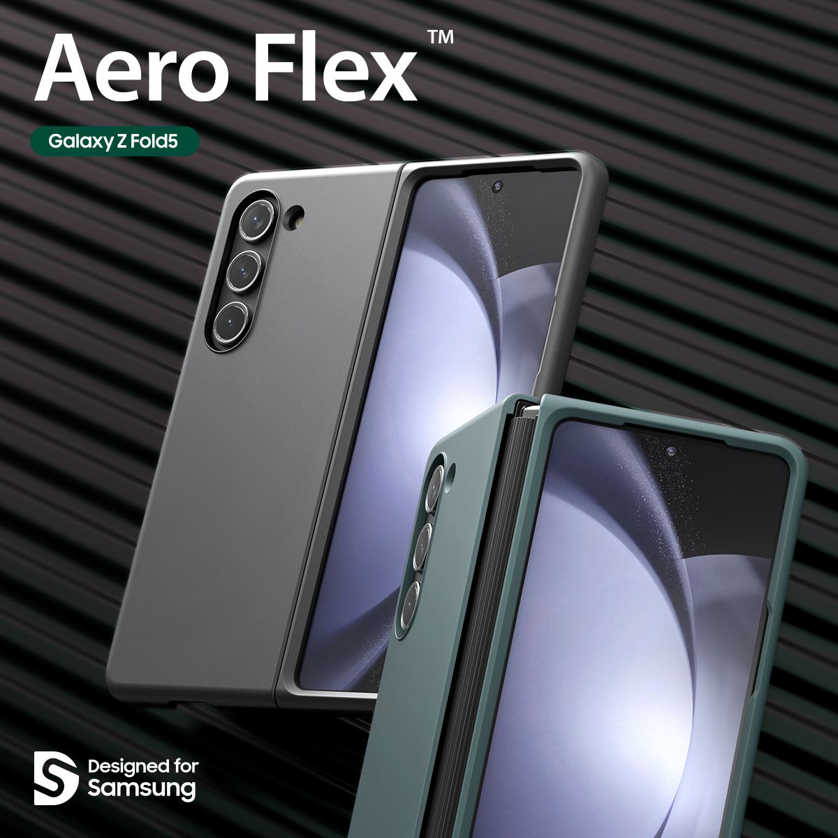 Araree รุ่น Aero Flex - เคส Galaxy Z Fold 5 - สี Green