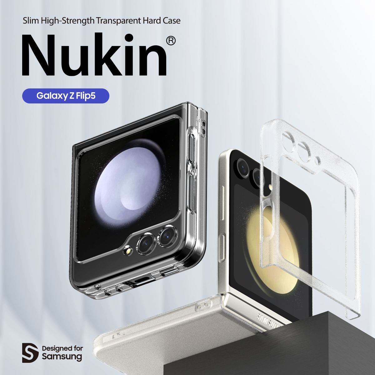 Araree รุ่น Nukin - เคส Galaxy Z Flip 5 - สี Clear Matt