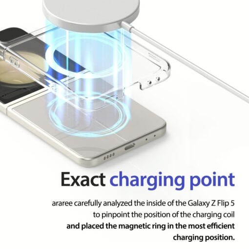 Araree รุ่น Nukin M - เคส Galaxy Z Flip 5 - สี Clear - Image 6