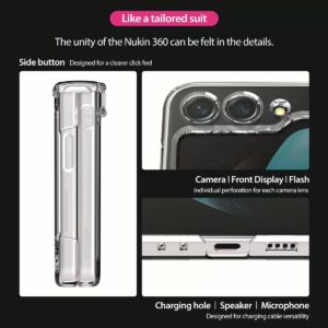 Araree รุ่น Nukin 360 - เคส Galaxy Z Flip 5 - สี Clear Matt
