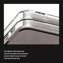 Araree รุ่น Nukin 360 - เคส Galaxy Z Flip 5 - สี Clear Matt
