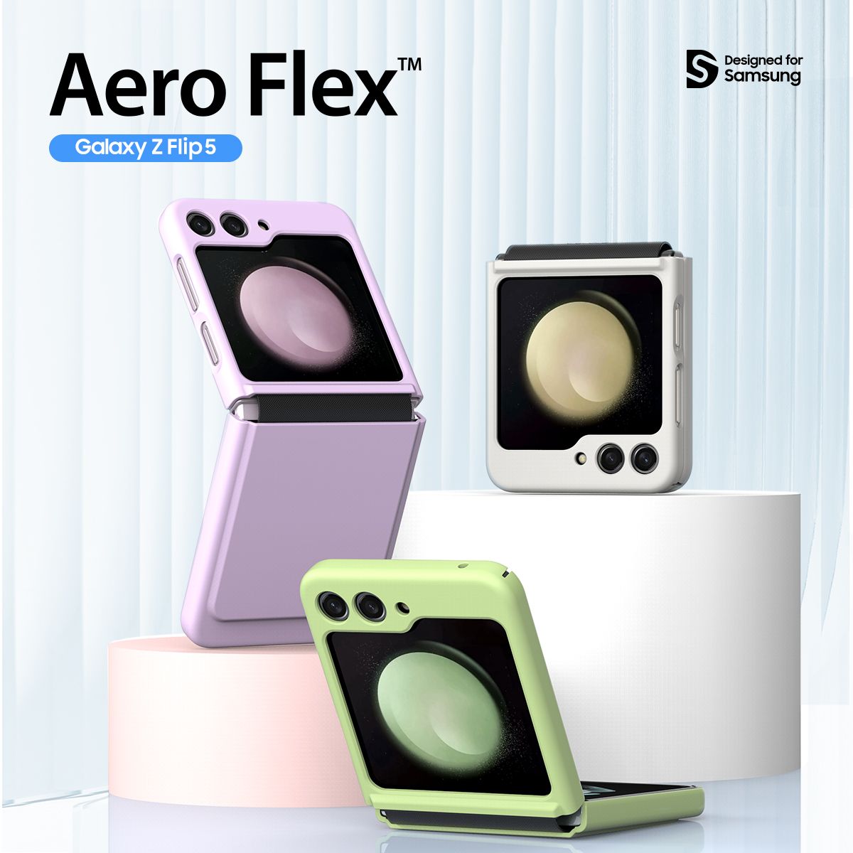 เคส Araree รุ่น Aero Flex - Galaxy Z Flip 5 - สี Cream