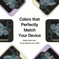 Araree รุ่น Canvas Diary - เคส Galaxy Z Flip 5 - สี Ivory