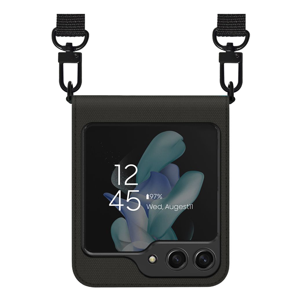 เคส Araree รุ่น Canvas Diary - Galaxy Z Flip 5 - สี Black