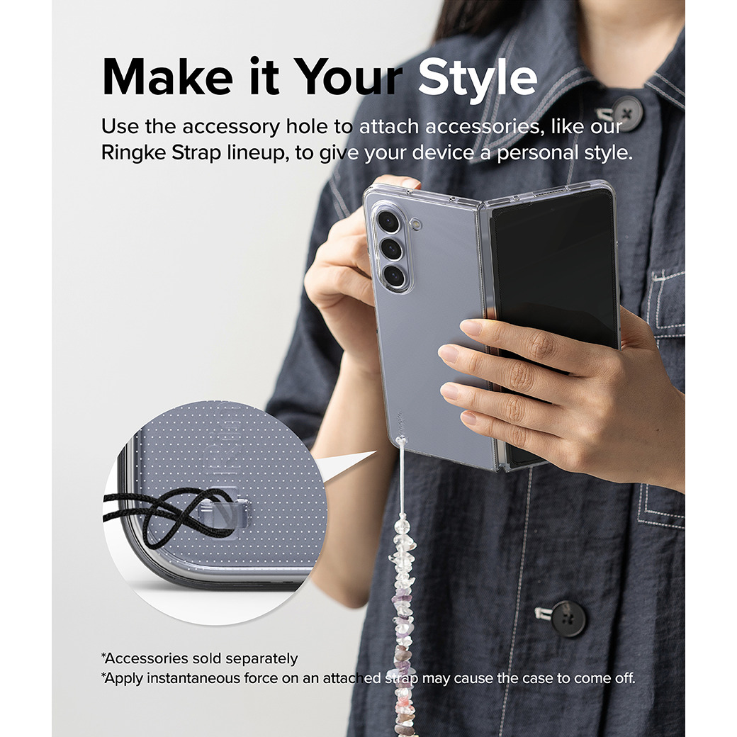 Ringke รุ่น Slim - เคส Galaxy Z Fold 5 - สี Clear 41 Ringke รุ่น Slim - เคส Galaxy Z Fold 5 - สี Clear