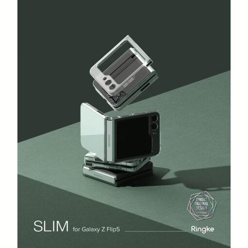 Ringke รุ่น Slim - เคส Galaxy Z Flip 5 - สี Clear - Image 5