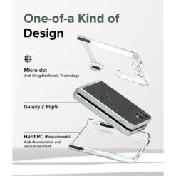 Ringke รุ่น Slim - เคส Galaxy Z Flip 5 - สี Clear