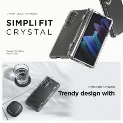 VRS รุ่น Simpli Fit - เคส Galaxy Z Fold 5 - สี Clear (แถมฟิล์มหน้าจอ)