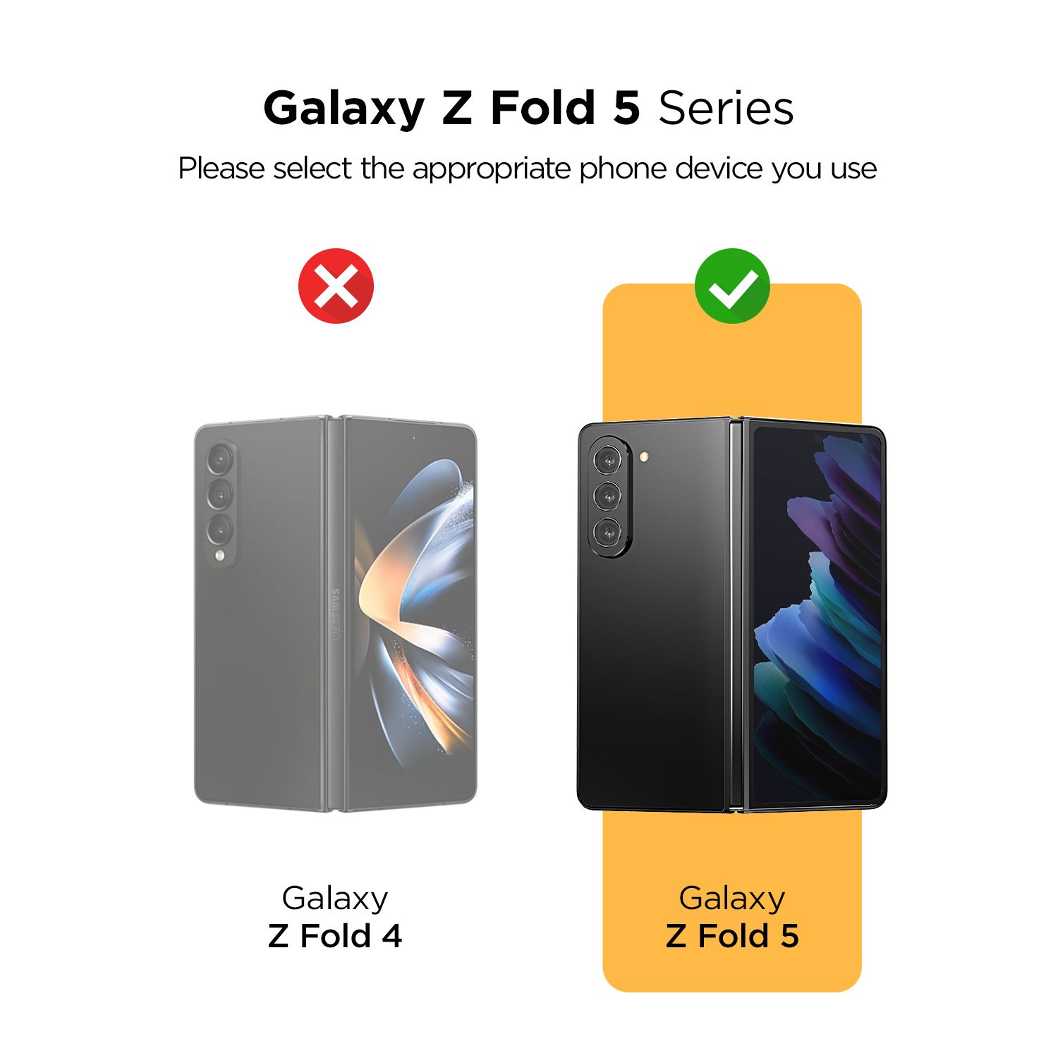 VRS รุ่น Simpli Fit - เคส Galaxy Z Fold 5 - สี Clear (แถมฟิล์มหน้าจอ)
