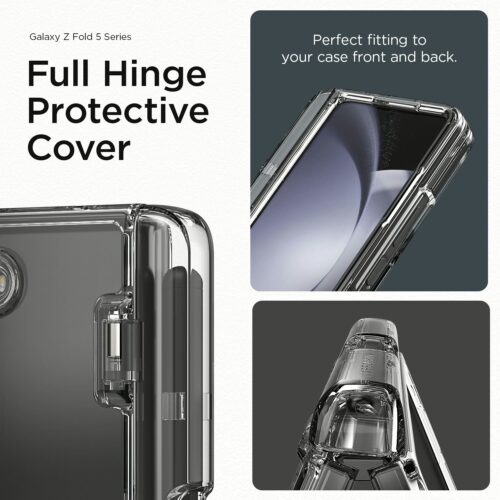 VRS รุ่น Simpli Fit S - เคส Galaxy Z Fold 5 - สี Clear (แถมฟิล์มหน้าจอ) - Image 7