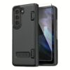VRS รุ่น Terra Guard Modern - เคส Galaxy Z Fold 5 - สี Matte Black (แถมฟิล์มหน้าจอ)