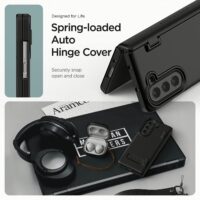 VRS รุ่น Terra Guard Modern - เคส Galaxy Z Fold 5 - สี Matte Black (แถมฟิล์มหน้าจอ)