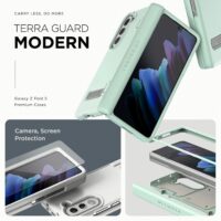 VRS รุ่น Terra Guard Modern - เคส Galaxy Z Fold 5 - สี Marine Green (แถมฟิล์มหน้าจอ)