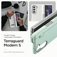 VRS รุ่น Terra Guard Modern S - เคส Galaxy Z Fold 5 - สี Marine Green (แถมฟิล์มหน้าจอ)