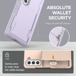 VRS รุ่น Terra Guard Modern Go S - เคส Galaxy Z Fold 5 - สี Pink Sand (แถมฟิล์มหน้าจอ)