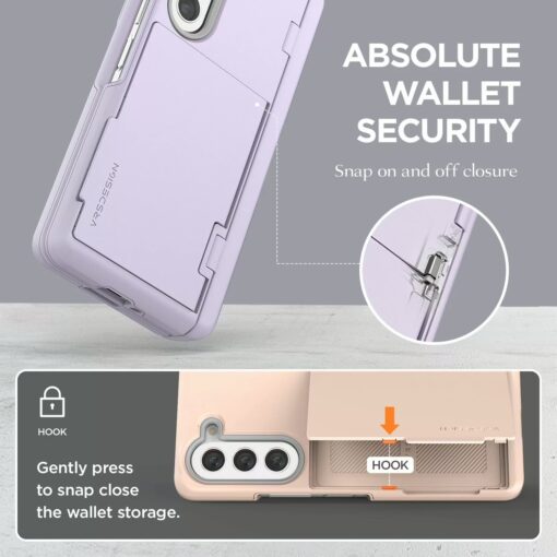 VRS รุ่น Terra Guard Modern Go S - เคส Galaxy Z Fold 5 - สี Pink Sand (แถมฟิล์มหน้าจอ) - Image 6