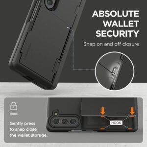 VRS รุ่น Terra Guard Modern Go S - เคส Galaxy Z Fold 5 - สี Matte Black (แถมฟิล์มหน้าจอ)