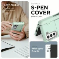 VRS รุ่น Terra Guard Modern Go S - เคส Galaxy Z Fold 5 - สี Marine Green (แถมฟิล์มหน้าจอ)