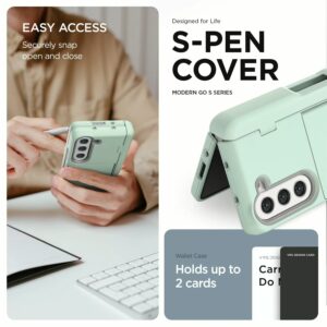 VRS รุ่น Terra Guard Modern Go S - เคส Galaxy Z Fold 5 - สี Marine Green (แถมฟิล์มหน้าจอ)