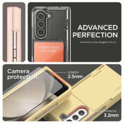 VRS รุ่น Terra Guard Modern Go - เคส Galaxy Z Fold 5 - สี Clear (แถมฟิล์มหน้าจอ)