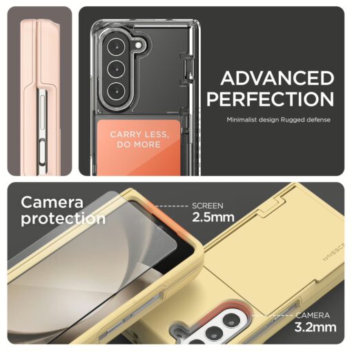 VRS รุ่น Terra Guard Modern Go - เคส Galaxy Z Fold 5 - สี Clear (แถมฟิล์มหน้าจอ) - Image 3