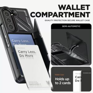 VRS รุ่น Terra Guard Ultimate Go - เคส Galaxy Z Fold 5 - สี Matte Black (แถมฟิล์มหน้าจอ)